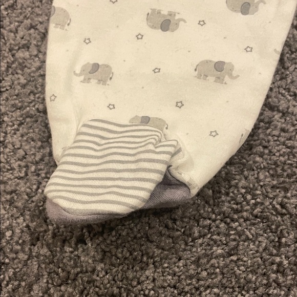 NWOT Little Me 6m Adorable Elephant Print 3 Piece Matching Set - Picture 7 of 10